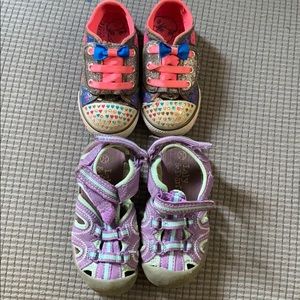 Girls size 7-8 shoes